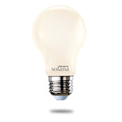 Bulbrite Pack of (2) 5.5 Watt Dimmable A19 Medium (E26) LED Bulbs - 500 Lumens, 2200K, and 90CRI Milky
