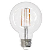 Bulbrite Pack of (4) 13 Watt Vintage Edison Dimmable G25 Medium (E26) LED Bulbs - 1400 Lumens, 3000K, and 90CRI Clear