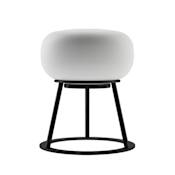 Bulbrite Elevated Classics 15" Tall LED Tripod Table Lamp Black