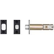 Buster + Punch Tubular Privacy Deadbolt Door Latch Only for 2-3/4" Backset - For Privacy Interior Doors Black