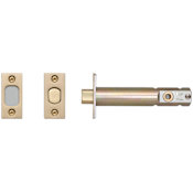 Buster + Punch Tubular Privacy Deadbolt Door Latch Only for 3-3/4" Backset - For Privacy Interior Doors Brass
