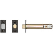 Buster + Punch Tubular Privacy Deadbolt Door Latch Only for 3-3/4" Backset - For Privacy Interior Doors Gun Metal