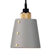 Buster + Punch Cross 6" Wide Suspension Mini Pendant Brass / Stone