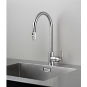 Buster + Punch Linear 1.74 GPM Single Hole Pull Down Kitchen Faucet Steel
