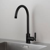 Buster + Punch Cross 1.47 GPM Single Hole Kitchen Faucet Welders Black