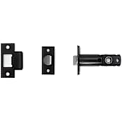 Buster + Punch Tubular Passage Door Latch Only for 2-3/4" Backset - For Interior Passage Black