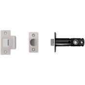 Buster + Punch Tubular Passage Door Latch Only for 2-3/8" Backset - For Interior Passage Doors Steel