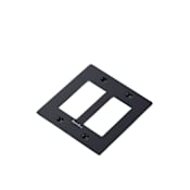 Buster + Punch Wall Plates Double Rocker Switch Outlet Black