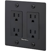 Buster + Punch Linear 15 Ampere Electrical Outlet Black