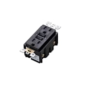 Buster + Punch US Electricity 15 Ampere GFCI Electrical Outlet Black