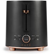 Cafe 7" Wide 2 Slice Countertop Toaster Matte Black