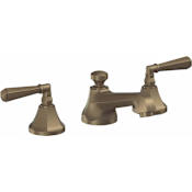 California Faucets Monterey 1.2 GPM Widespread Bathroom Faucet with Pop-Up Drain Assembly Antique Brass Flat
