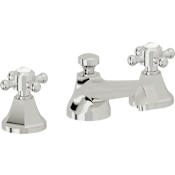 California Faucets Venice 1.2 GPM Widespread Bathroom Faucet with Double Handles - Includes Ceramic Disc Valve Polished Chrome