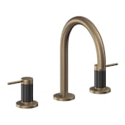 California Faucets D Street 1.2 GPM Widespread Bathroom Faucet Antique Brass Flat