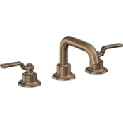 California Faucets Descanso Works 1.2 GPM Widespread Bathroom Faucet Antique Brass Flat