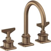 California Faucets Steampunk Bay 1.2 GPM Widespread Bathroom Faucet Antique Brass Flat