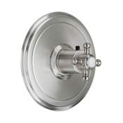 California Faucets Venice Single Handle Thermostatic Valve Trim Satin Nickel
