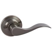 Callan Bennett Right Handed Non-Turning One-Sided Dummy Door Lever with Round Rose Antique Nickel