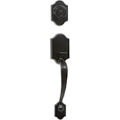 Callan Chatham Single Cylinder Keyed Entry Handleset Black