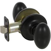 Callan Carlyle Privacy Door Knob Set Black