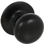 Callan Saxon Single Dummy Door Knob Black