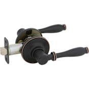 Callan Somerset Single Cylinder Keyed Entry Lever Set Edged Oil Rubbed Bronze