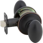 Callan2 Camden Series Grade 2 Privacy Door Knob Set Edged Oil Rubbed Bronze