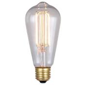 Canarm Single 6 Watt Dimmable Vintage Edison Medium (E26) Base ST64 Shape LED Bulb Clear