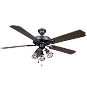 Canarm Otto 3 Light 5 Blade Hanging Indoor Ceiling Fan Graphite