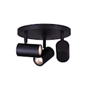 Canarm Marena 3 Light Accent Light Ceiling Fixture Black