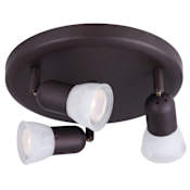 Canarm James 3 Light 10" Wide Accent Light or Wall Sconce Oil Rubbed Bronze