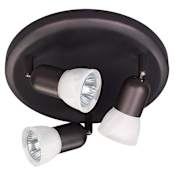 Canarm James 3 Light 10" Wide Accent Light or Wall Sconce Oil Rubbed Bronze