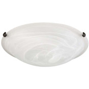 Canarm 3 Light 16" Wide Flush Mount Ceiling Fixture Oil Rubbed Bronze