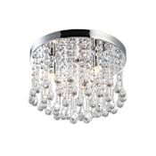 Canarm Daya 3 Light 11-3/4" Wide Flush Mount Ceiling Fixture Chrome