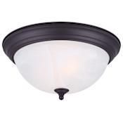Canarm 2 Light 13" Wide Flush Mount Ceiling Fixture Oil Rubbed Bronze
