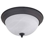 Canarm 3 Light 15" Wide Flush Mount Ceiling Fixture Oil Rubbed Bronze