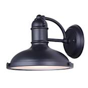 Canarm Marcella Single Light 7-1/4" High Outdoor Wall Sconce Black