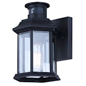 Canarm Kersley 10" Tall Outdoor Wall Sconce Black