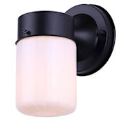 Canarm Jude 10" Tall Wall Sconce Matte Black