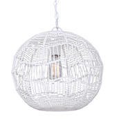Canarm Valence 15" Wide Pendant White