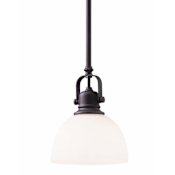 Canarm Rowan 7" Wide Mini Pendant Oil Rubbed Bronze