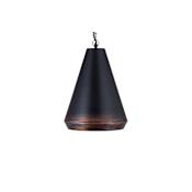 Canarm Soma 14" Wide Pendant Black and Copper