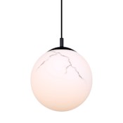 Canarm HALSEY 10" Wide Mini Pendant Black