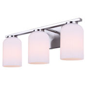 Canarm Bram 3 Light 21" Wide Vanity Light Brushed Nickel