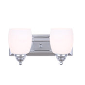 Canarm Griffin 2 Light 14" Wide Bathroom Vanity Light Chrome