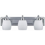 Canarm Griffin 3 Light 24" Wide Bathroom Vanity Light Chrome