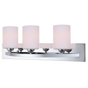 Canarm Hampton 3 Light 24" Wide Bathroom Vanity Light Chrome