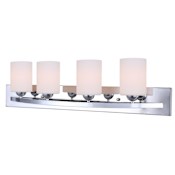 Canarm Hampton 4 Light 32" Wide Bathroom Vanity Light Chrome
