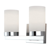 Canarm Milo 2 Light 14" Wide Bathroom Vanity Light Chrome