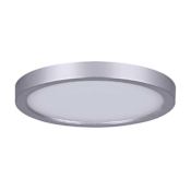 Canarm Light 7" Wide Integrated LED Outdoor Flush Mount Ceiling Fixture Brushed Nickel
